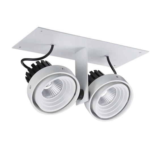 Lampa podtynkowa Patrizio GL7118-2/2X12W 3000K WH+BL Italux - zdjęcie 4